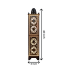 Decorative Floor Lamp | Moroccan Style Pattern Lamp | Size: 40 Inch by 8 Inch