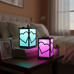 Heart LED Table Lamp – Decorative Night Light | 4.5 × 6 Inches
