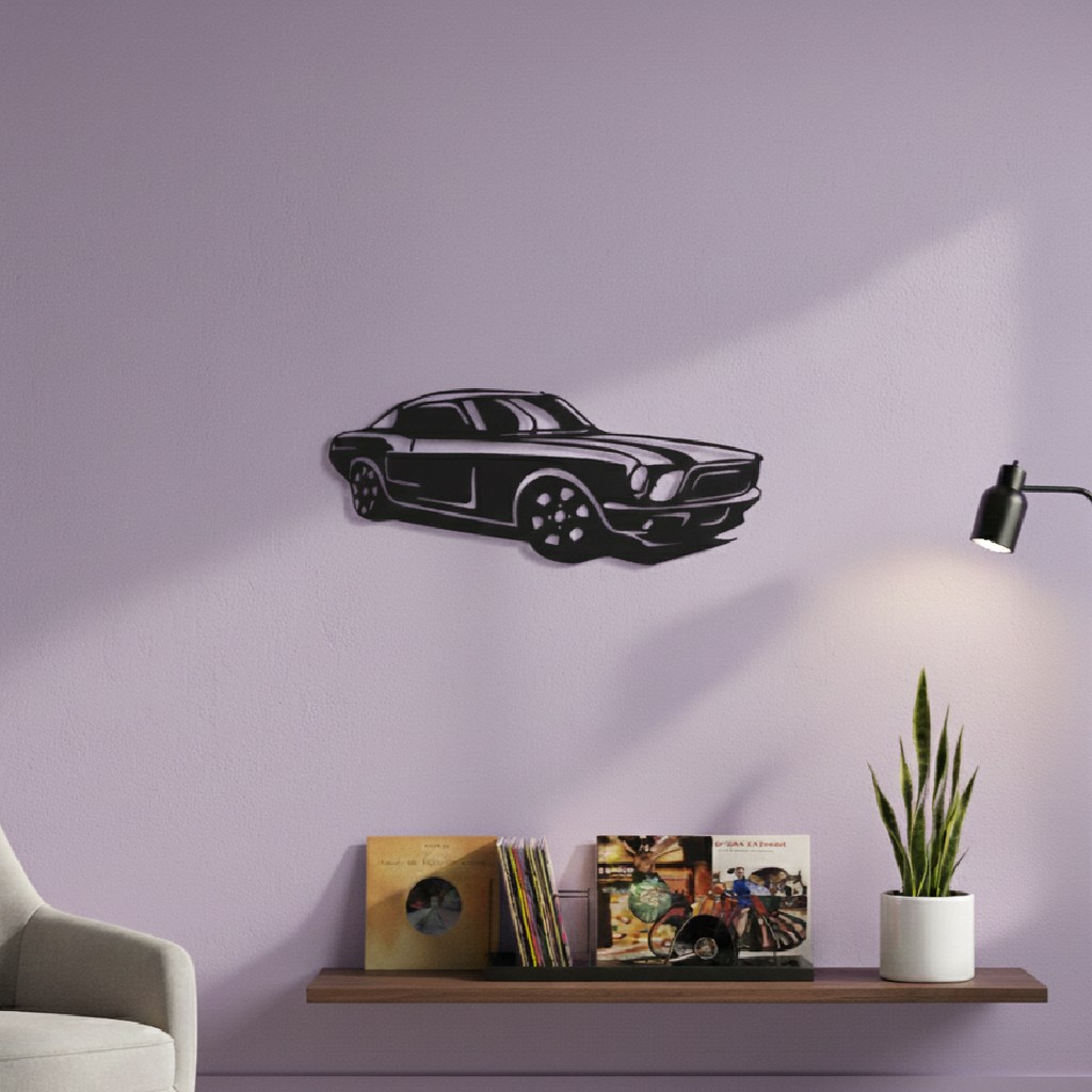 Classic Car Wall Art – Car Lover Wall Decor | 24 × 12 Inches